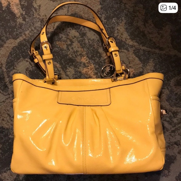 Yellow Coach Purse - Picture 1 of 6